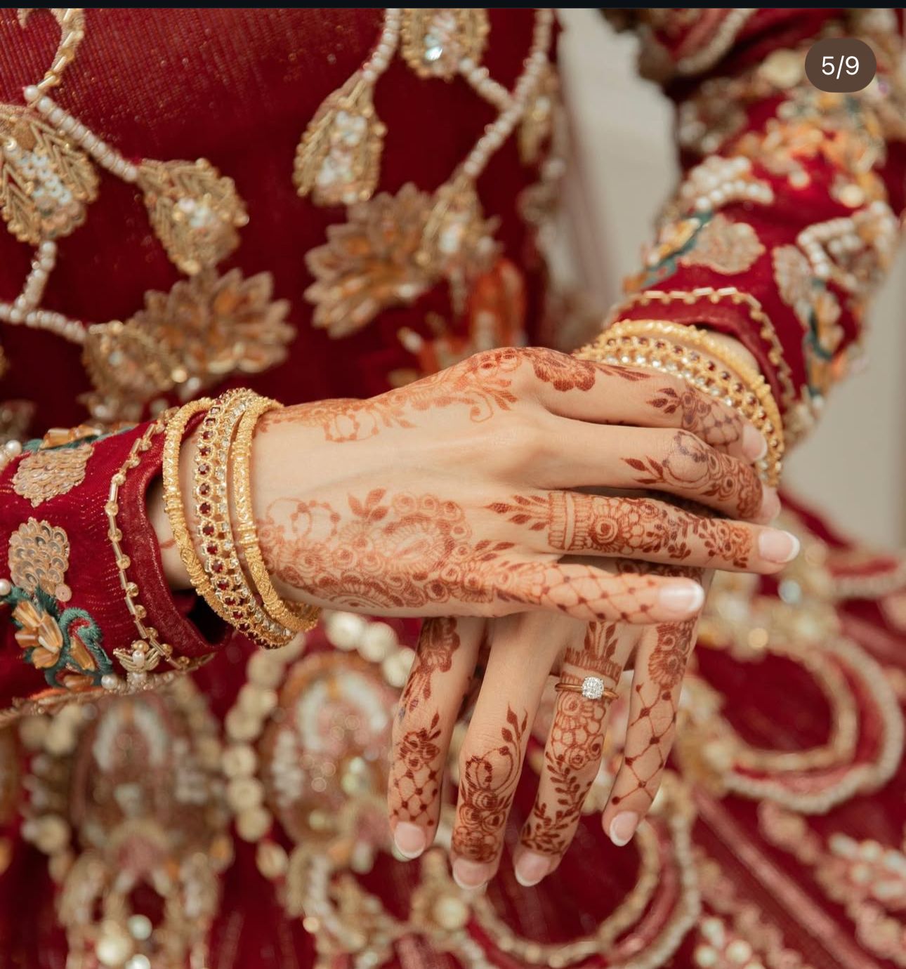 Bridal makeup look by Zahida featuring soft glam with traditional jewelry